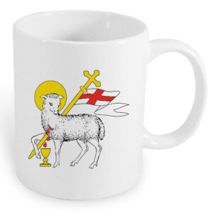 Kubek ceramiczny Święta Warmia - Baranek Pokoju