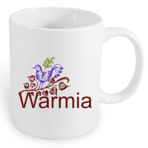 Kubek ceramiczny Warmia - Artystyczne Serce Mazur