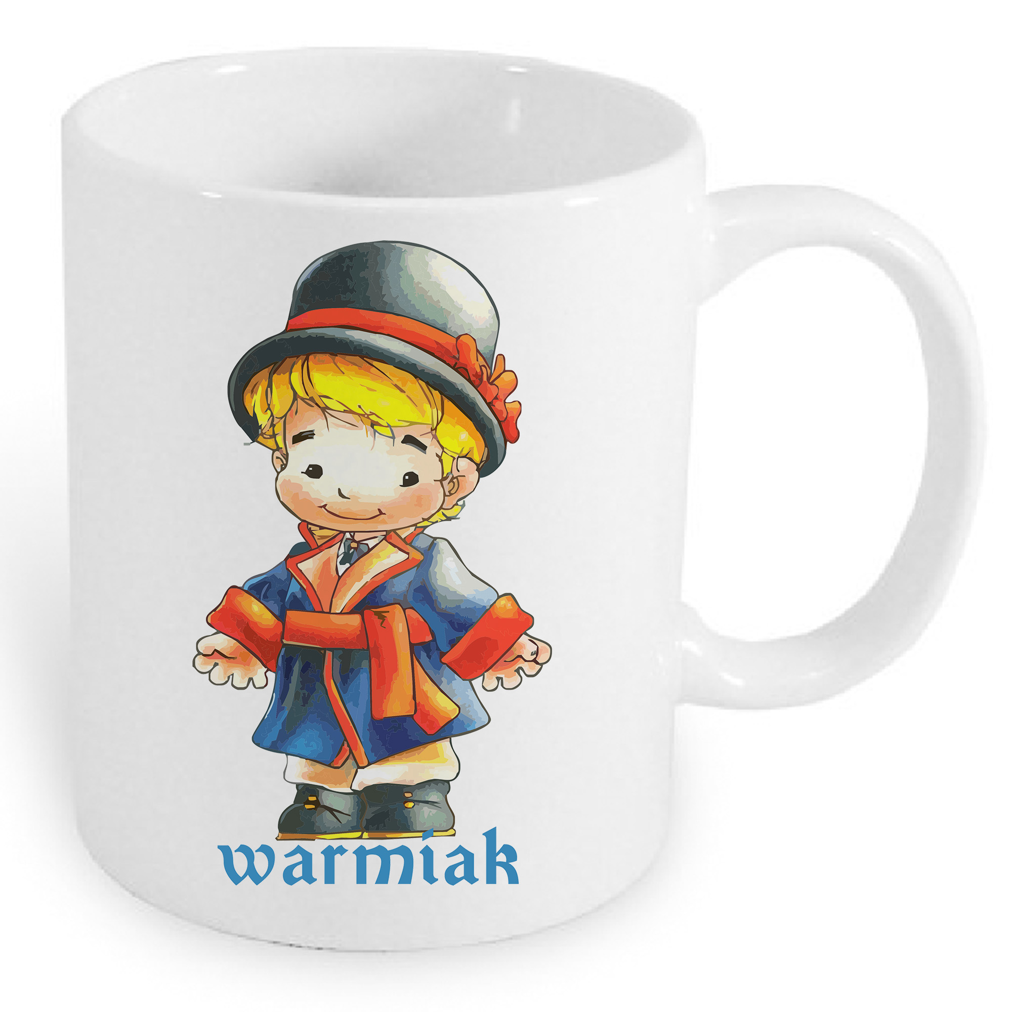 Kubek ceramiczny Warmiak - Dumny z Tradycji