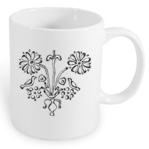 Kubek ceramiczny Warmiński Wzór Ludowy