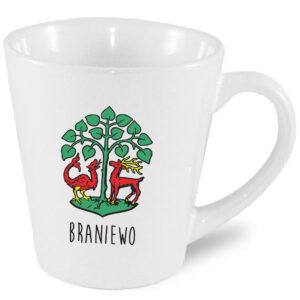 Kubek latte Braniewo - Zielona Brama Warmii