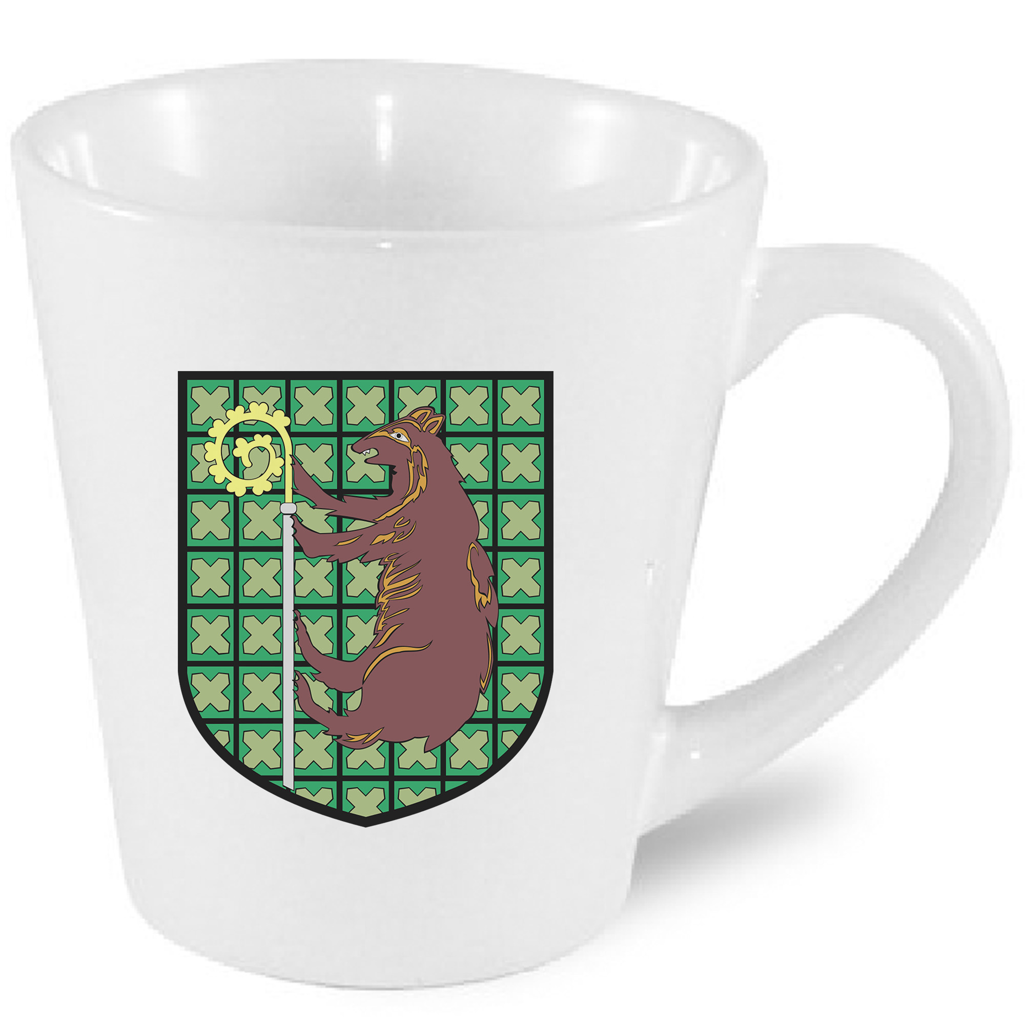 Kubek latte Godło Reszla