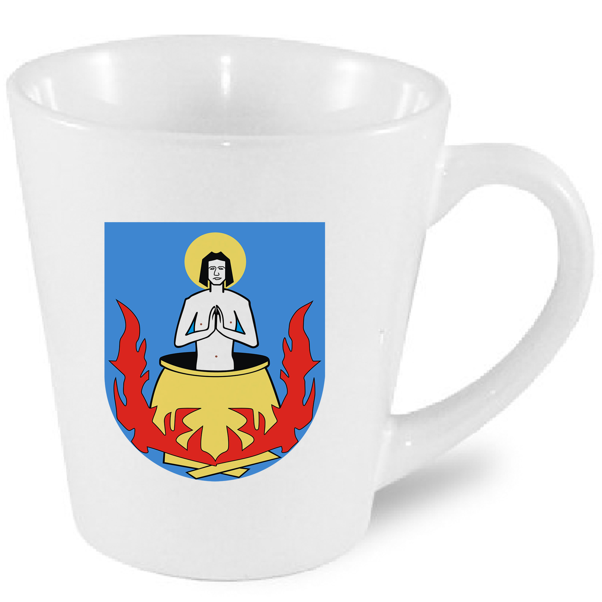 Kubek latte Godło Zalewa