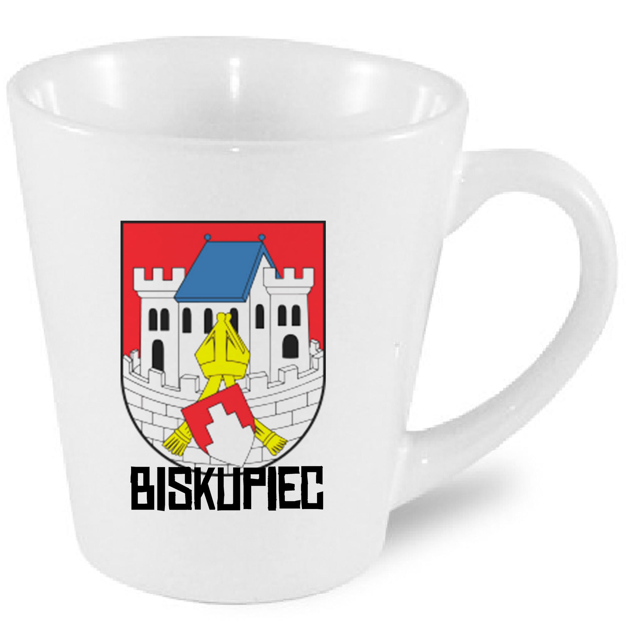 Kubek latte Herb Biskupiec