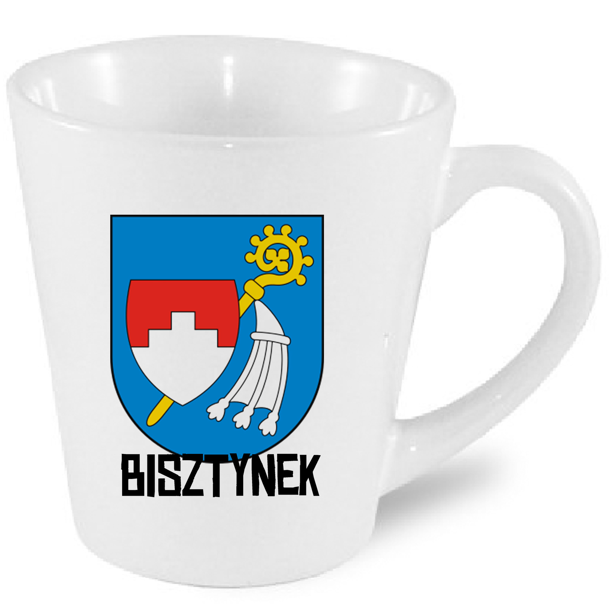 Kubek latte Herb Bisztynek