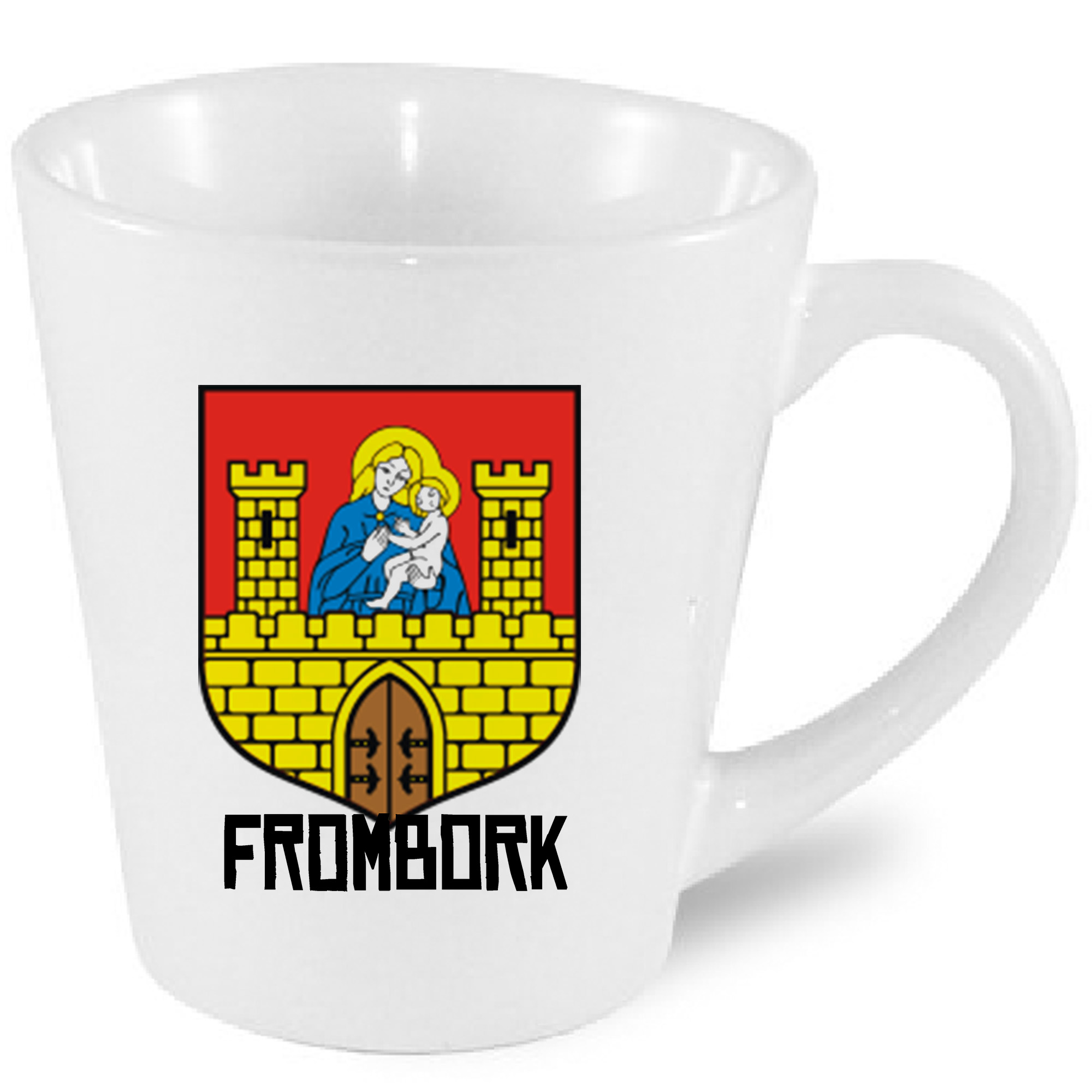 Kubek latte Herb Fromborka