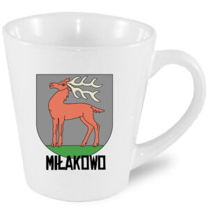 Kubek latte Herb Miłakowo