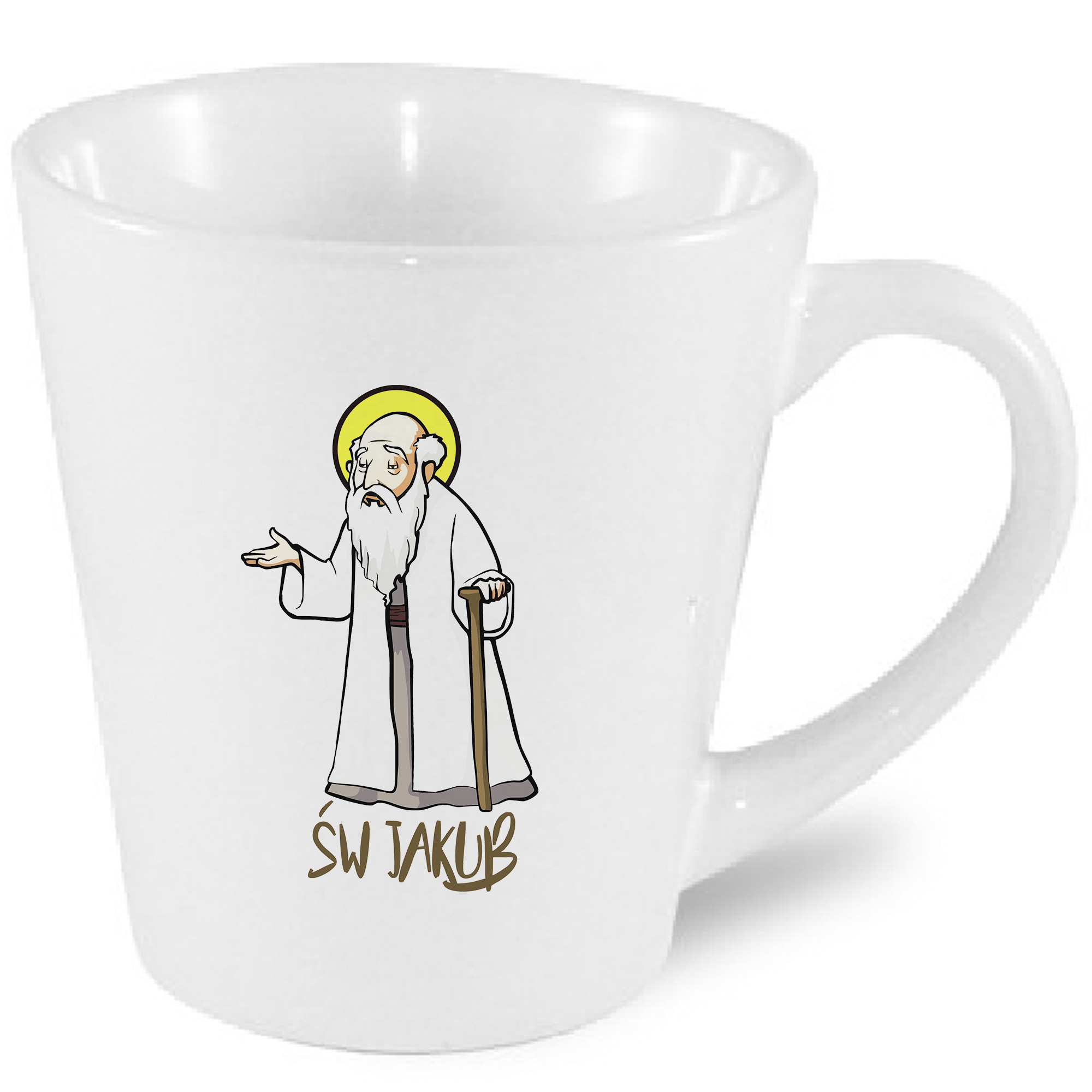 Kubek latte Św. Jakub - Patron Warmińskich Dróg