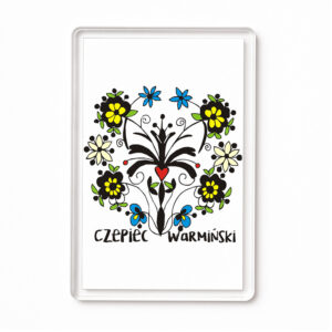 Magnes akrylowy Czepiec Warmiński - Serce Tradycji