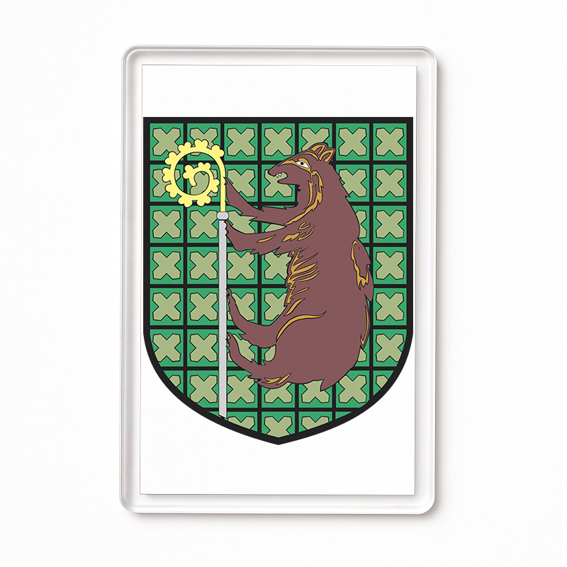 Magnes akrylowy Godło Reszla