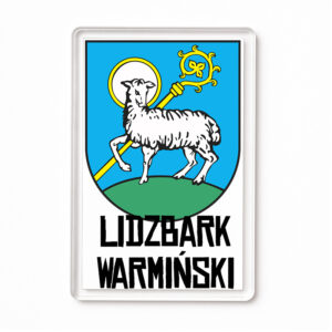 Magnes akrylowy Herb Lidzbark Warmiński
