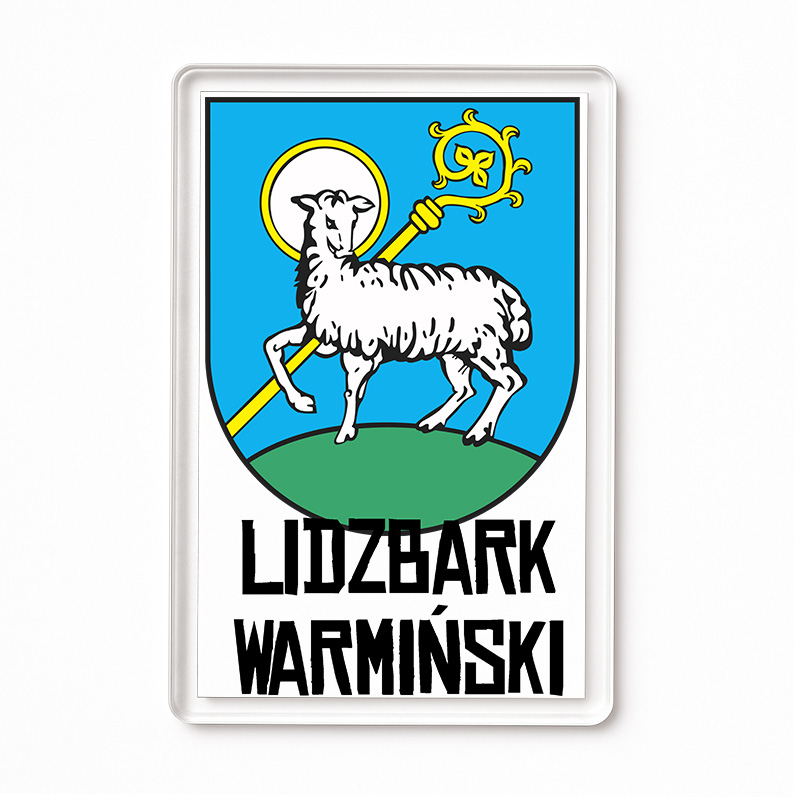 Magnes akrylowy Herb Lidzbark Warmiński