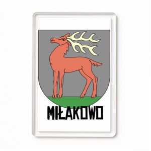Magnes akrylowy Herb Miłakowo