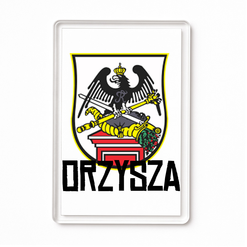 Magnes akrylowy Herb Orzysza