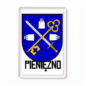 Magnes akrylowy Herb Pieniężno