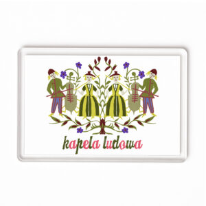 Magnes akrylowy Kapela Ludowa z Warmii