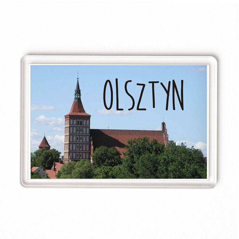 Magnes akrylowy Katedra św. Jakuba - duma Olsztyna