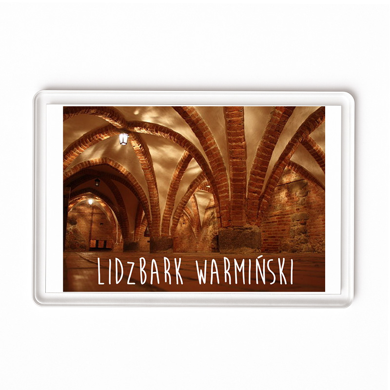 Magnes akrylowy Lidzbark Warmiński - gotyk Warmii