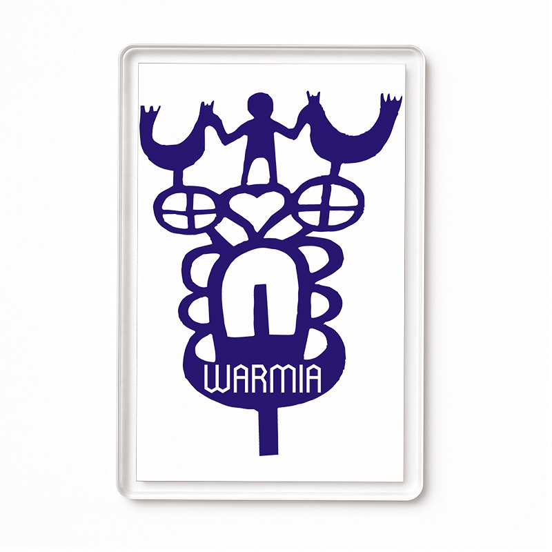 Magnes akrylowy Ludowa Warmia