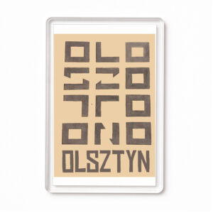 Magnes akrylowy Modern Olsztyn - Warmia Design