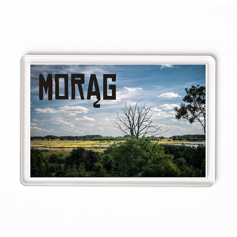 Magnes akrylowy Morąg - wśród jezior i pól Warmii