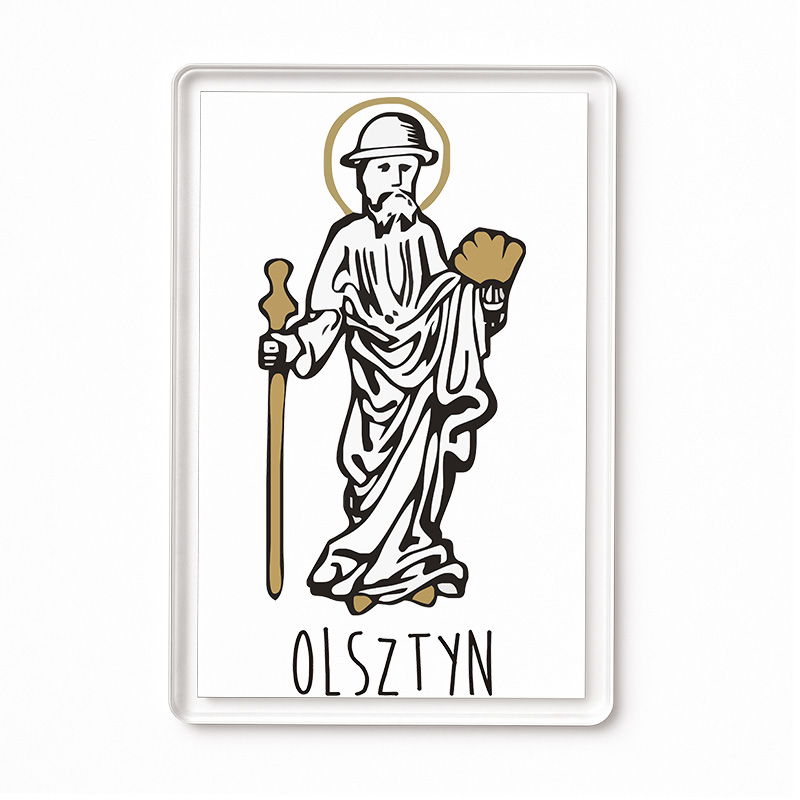 Magnes akrylowy Olsztyn - Na Szlaku św. Jakuba