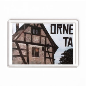 Magnes akrylowy Orneta - tradycja w murze pruskim