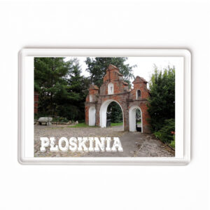 Magnes akrylowy Płoskinia - gotyckie serce Warmii