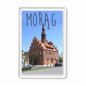 Magnes akrylowy Ratusz w Morągu - duma warmińskiego miasta