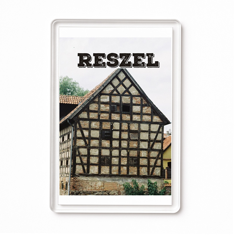 Magnes akrylowy Reszel - warmiński mur pruski