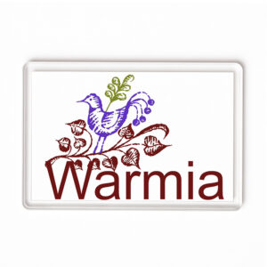 Magnes akrylowy Warmia - Artystyczne Serce Mazur