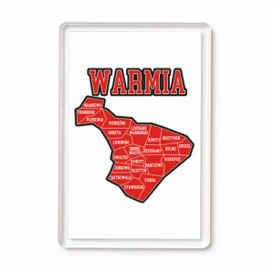 Magnes akrylowy Warmia - Kraina 16 Gmin