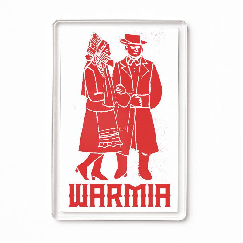 Magnes akrylowy Warmia - Kultura i Folklor