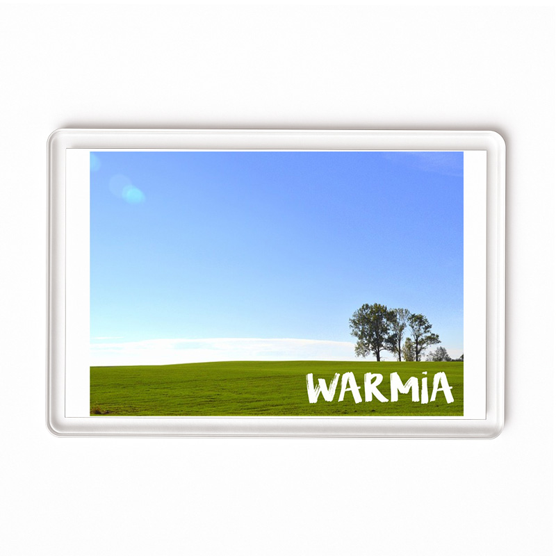 Magnes akrylowy Warmia - kraina spokoju i światła