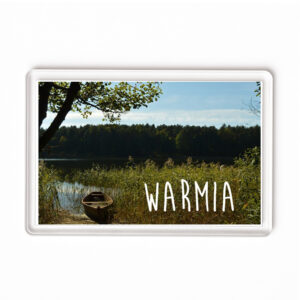 Magnes akrylowy Warmia - tam gdzie czas płynie wolnie