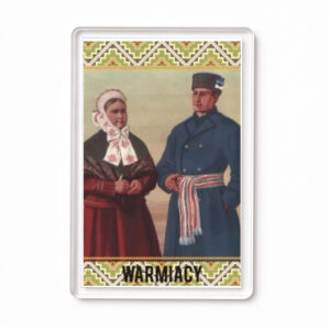 Magnes akrylowy Warmiacy - tradycja w kolorach