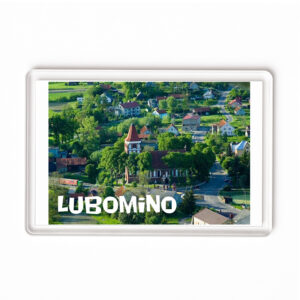 Magnes akrylowy Zielona Warmia cicha duma - Lubomino