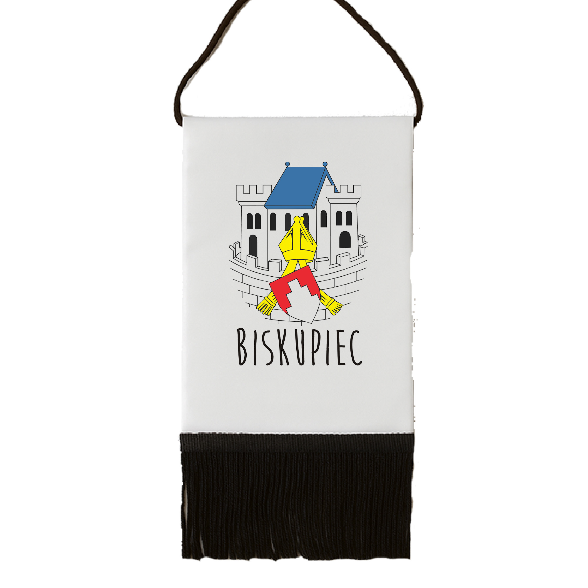 Proporczyk pamiątkowy Biskupiec - Serce Warmii