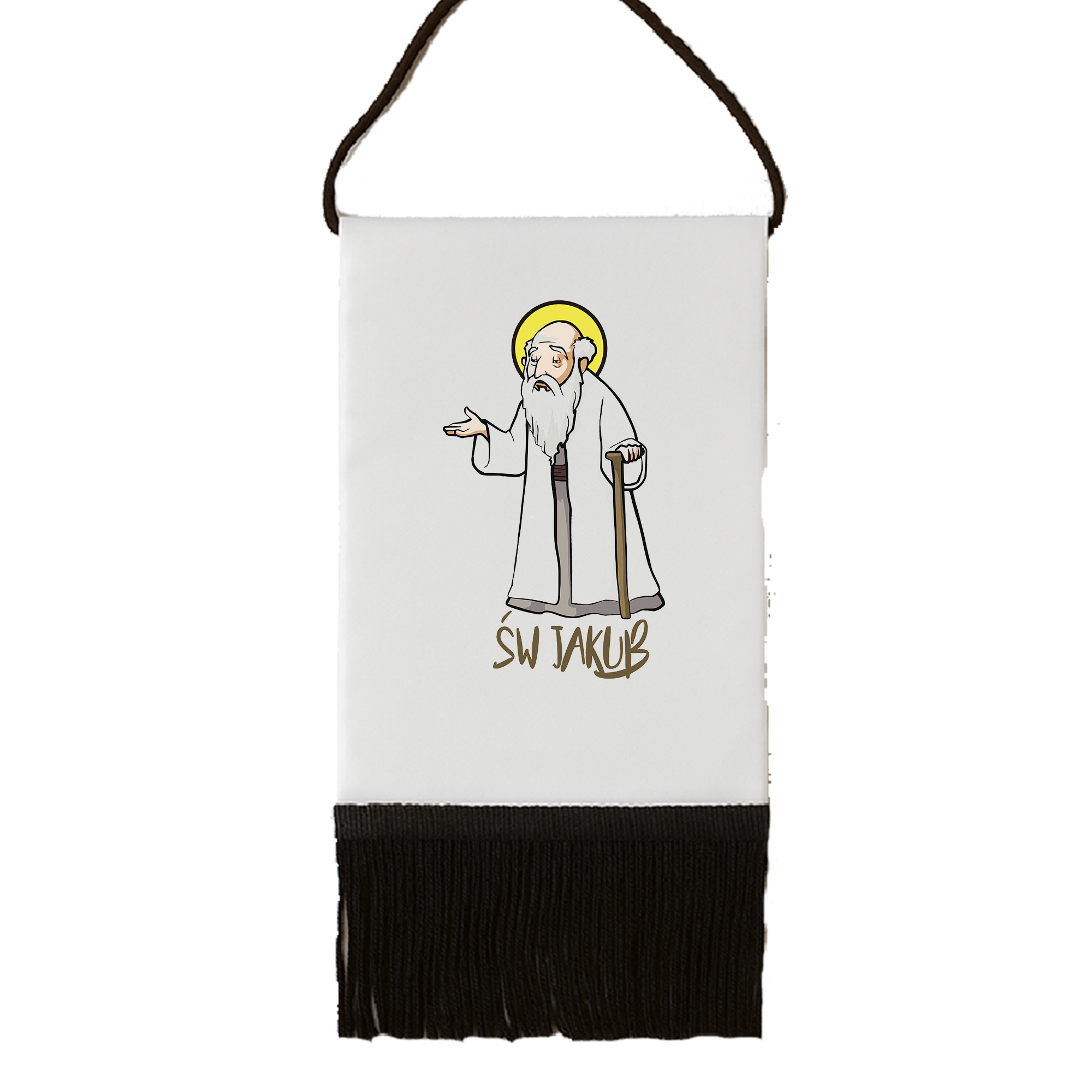 Proporczyk pamiątkowy Św. Jakub - Patron Warmińskich Dróg