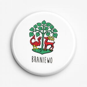 Przypinka pamiątkowa Braniewo - Zielona Brama Warmii