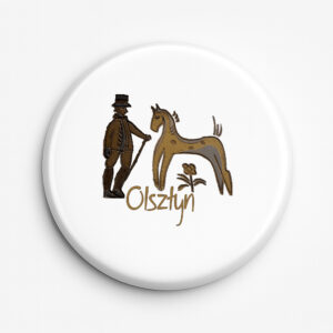 Przypinka pamiątkowa Folk z Warmii - Olsztyn