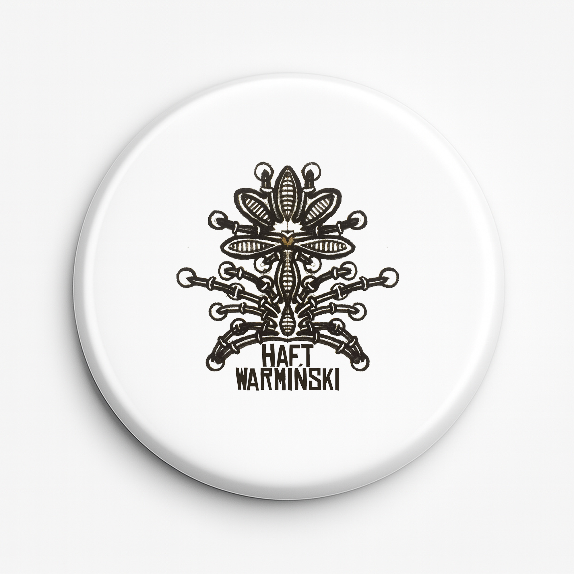 Przypinka pamiątkowa Folklor Warmii w Hafcie