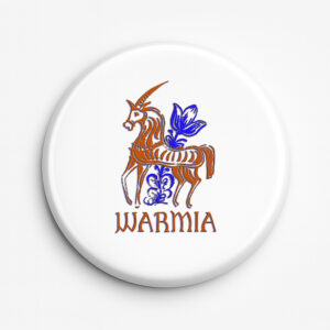 Przypinka pamiątkowa Folkowa Warmia