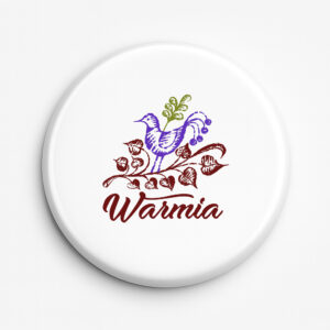 Przypinka pamiątkowa Folkowa Warmia