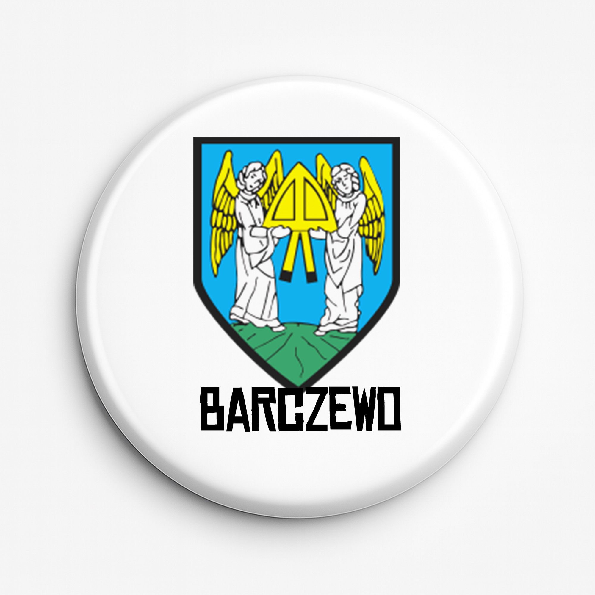 Przypinka pamiątkowa Herb Barczewa