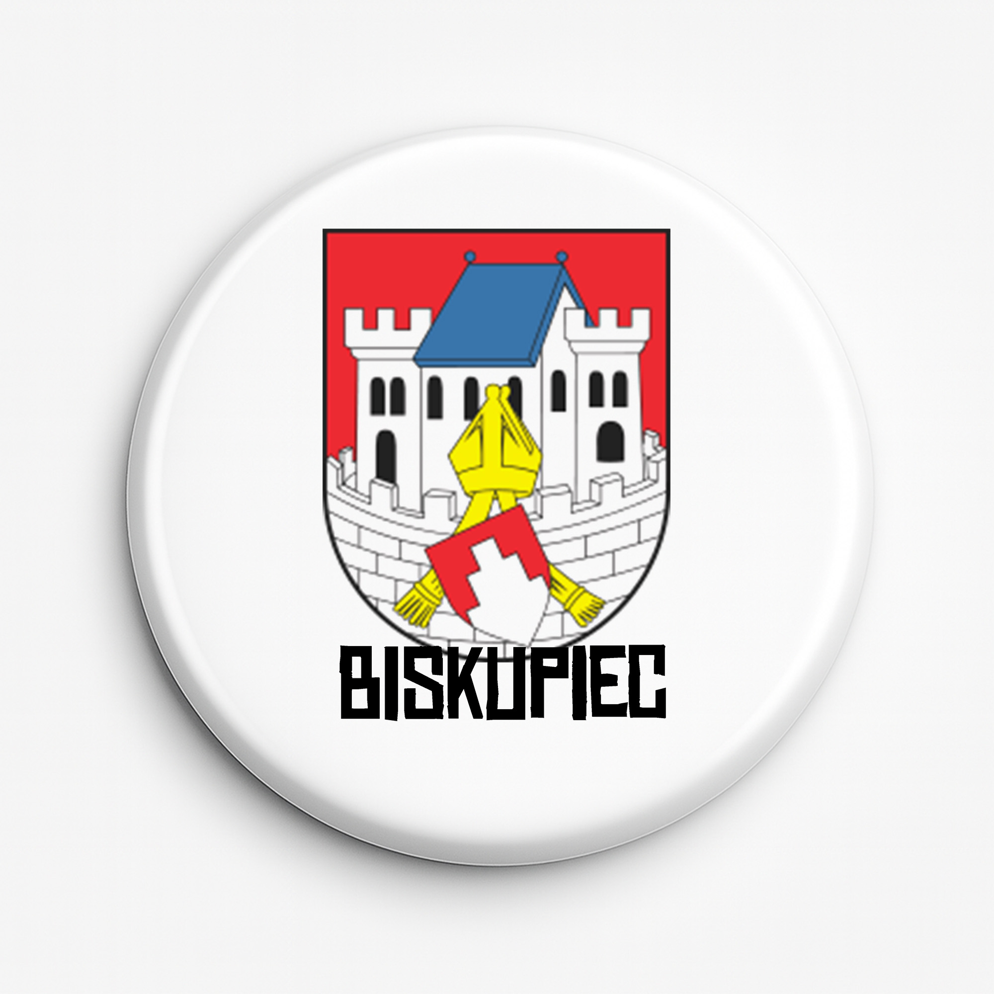 Przypinka pamiątkowa Herb Biskupiec