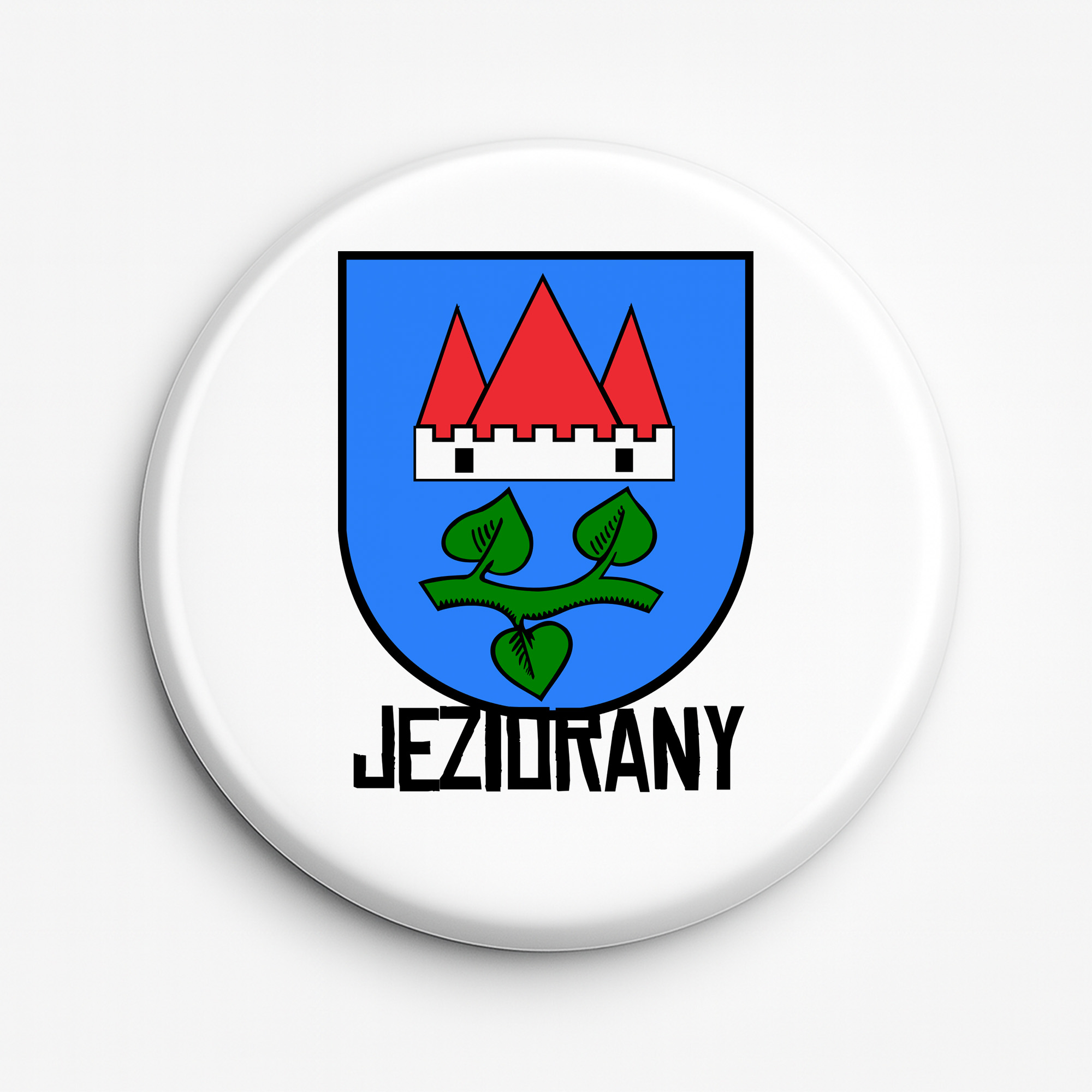 Przypinka pamiątkowa Herb Jezioran