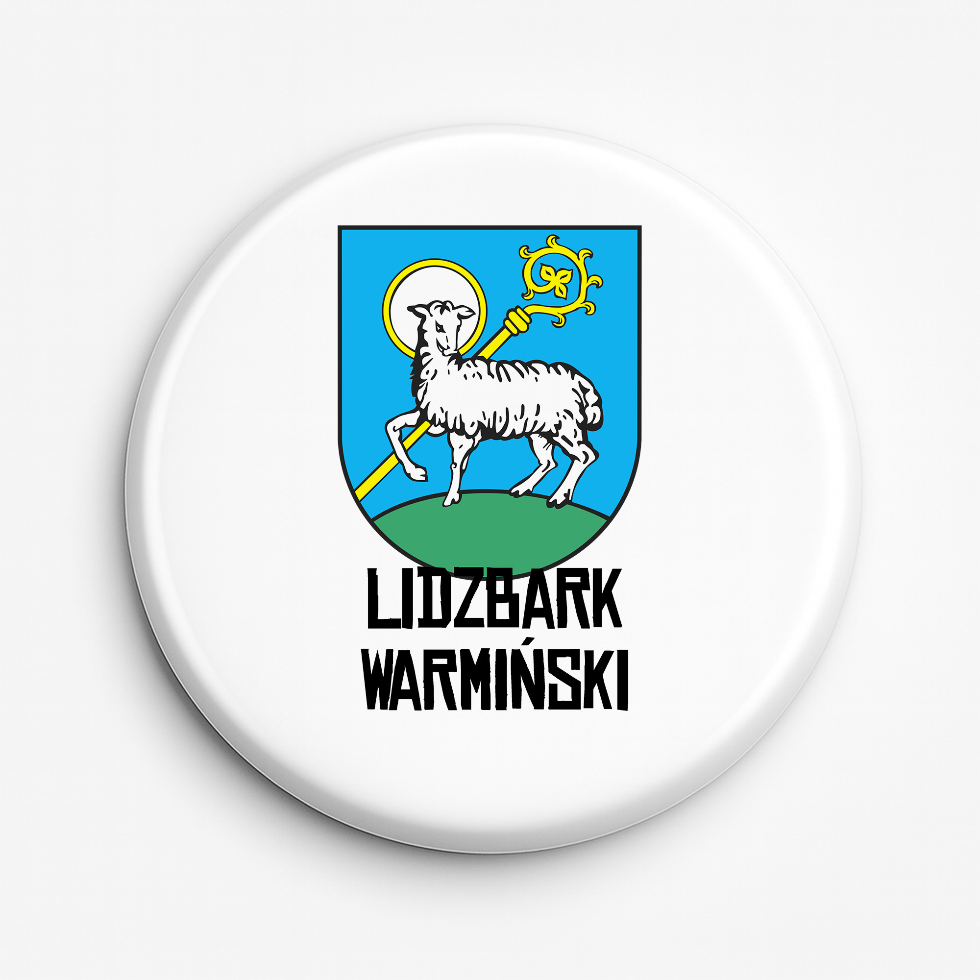 Przypinka pamiątkowa Herb Lidzbark Warmiński