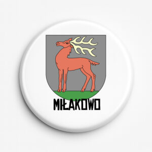 Przypinka pamiątkowa Herb Miłakowo