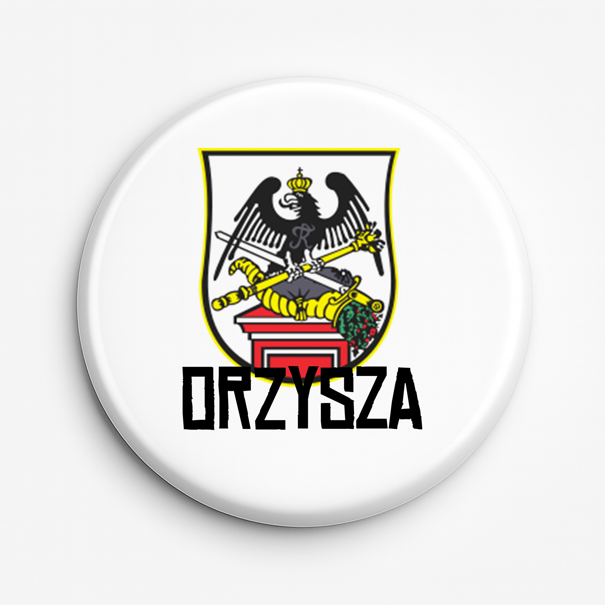 Przypinka pamiątkowa Herb Orzysza